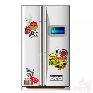 100Pcs/Set ❉ HipHop Punk . Rock Band Series A Stickers ❉ Music Fans Collection DIY Fashion Waterproof Doodle Decals Stickers