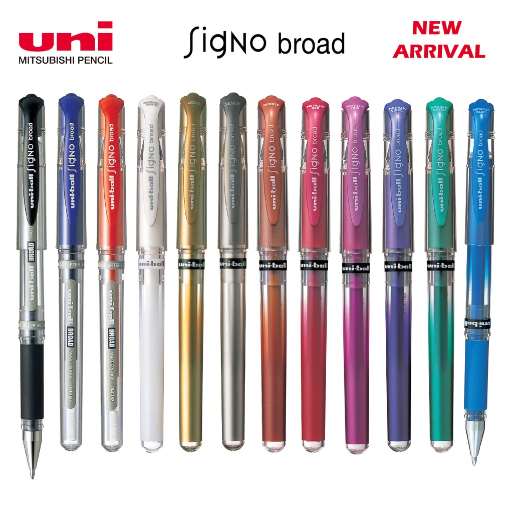 ปากกาลายเซ็น UniUni-ball - Uni-ball Signo broad Gel Roller Sign Pen 1.0 มม.UM-153 1 ชิ้น