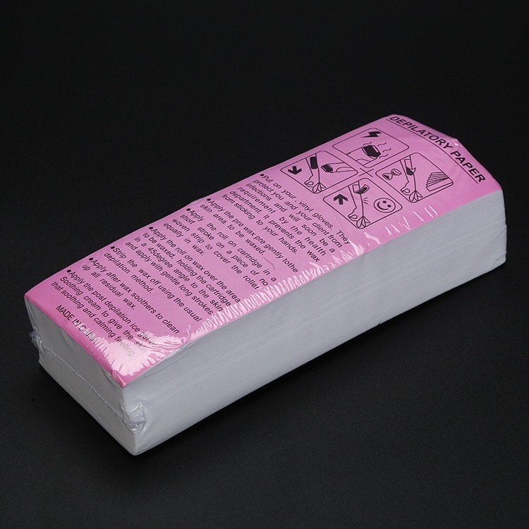 กระดาษแว็กซ์ขน ผ้าแว็กซ์ กำจัดขน คุณภาพดี 50แผ่น PAPER WAX ผ้าแว็กซ์ขน ผ้าดิบแว็กซ์ ผ้าแว็ก