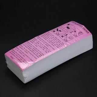 กระดาษแว็กซ์ขน ผ้าแว็กซ์ กำจัดขน คุณภาพดี 50แผ่น PAPER WAX ผ้าแว็กซ์ขน ผ้าดิบแว็กซ์ ผ้าแว็ก
