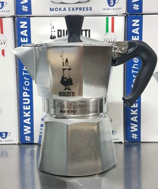 Bialetti Moka Express 3 cups made in italy (สินค้าใหม่ ของแท้ 100 ออก