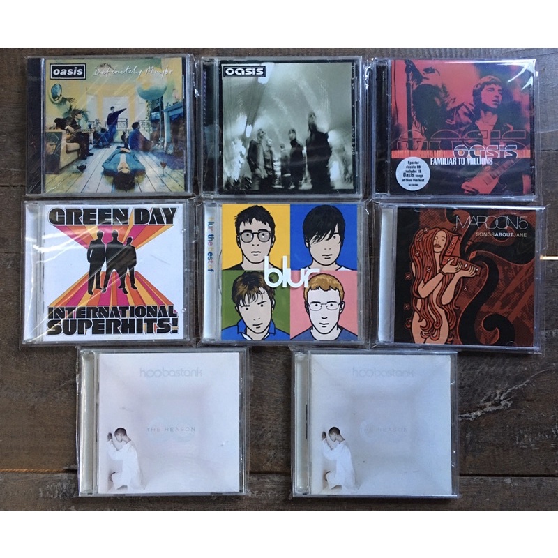 cd : oasis / green day / blur / maroon 5 / hoobastank