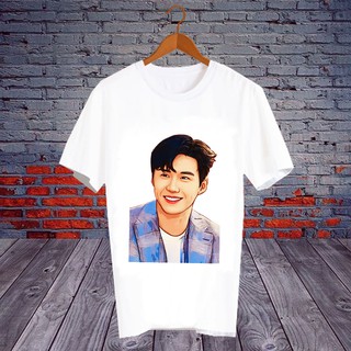 สั่งทำ เสื้อยืด Fanmade เสื้อแฟนเมด เสื้อยืดคำพูด เสื้อแฟนคลับ ภาพวาด ภาพการ์ตูน Kim Seon Ho คิมซอนโฮ  - AKSH4