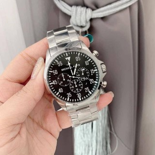 (สด-ผ่อน)🎗แท้100% Michael Kors Mens Gage Silvertone Watch