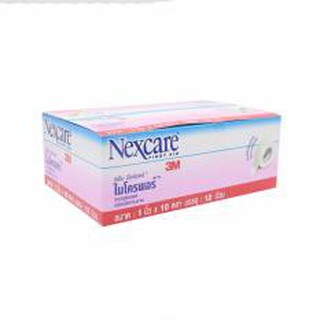 NEXCARE MICROPORE [B] 1"X10YD ยกกล่อง 12 ม้วน