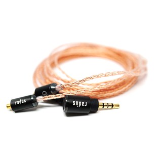 radius HC-MCC Single crystal copper MMCX connector cable Φ 2.5 mm / Φ 3.5 mm / Φ 4.4 mm HC – MCC