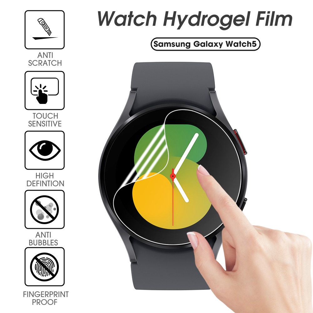 ฟิล์มไฮโดรเจล TPU นิ่ม สําหรับ Samsung Galaxy Watch 6 Watch6 40/44 มม. 6 Classic 43/47 มม. สมาร์ทวอทช์ ฟิล์มกันรอยหน้าจอ ไม่ใช่กระจก