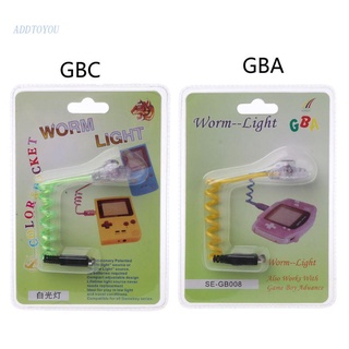 【3C】โคมไฟ Led รูปหนอน GBC GBP GBA เข้ากันได้กับ Gameboy Color