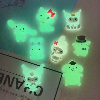 Fashion and Cute PVC Luminous Soft Glue Cartoon Kulomi Melody Yugui Dog DIY Cream Glue Mobile Phone Case Accessories Accessories