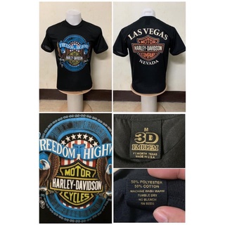 เสื้อยืด Harley (harley davidson) เสื้อยืด EMBLEM เสื้อผ้าผ้าบาง เสื้อเชิ้ตวินเทจ