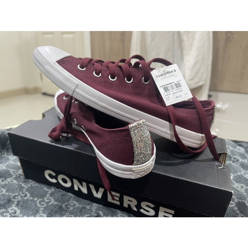 CONVERSE All Star Dainty OX Maroon แท้100%