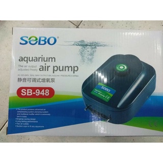 SOBO SB948 ปั๊มลมออกซิเจนตู้ปลาออก 4 หัว