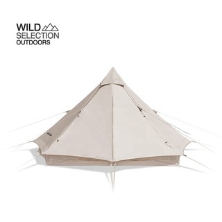 Naturehike Thailand เต็นกระโจม 3 - 4 คน อุปกรณ์แคมป์ปิ้ง Brighten 6.4 cotton pyramid tent NH20ZP004