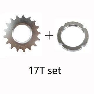 เฟืองหลังจักรยาน fix gear/single speed ขนาดฟัน 13T/14T/15T/16T/17T/18T พร้อมแหวนล็อคเฟือง
