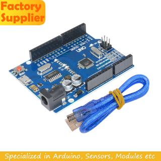 บอร์ดไมโคร USB พร้อมสายเคเบิล สําหรับ arduino R3 ATMEGA328P-16AU CH340G