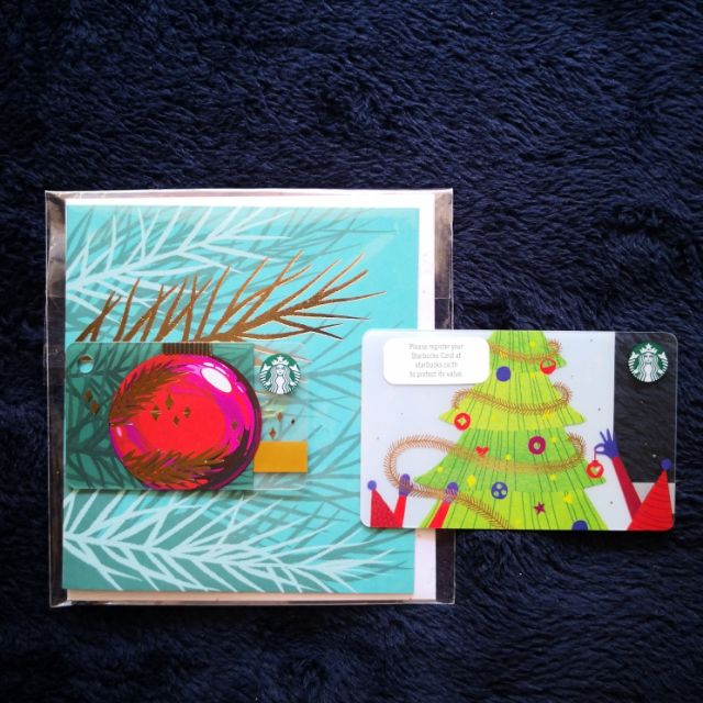 Starbucks Thailand 2018 Christmas Collection-​Happy Holidays Greeting Card set