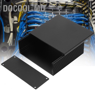 Docool Mo Circuit Board PCB Instrument Aluminum Cooling Box DIY Electronic Project Enclosure Case