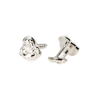 SHANGHAI TANG Cufflinks Buddha 5F204B2 Silver คัฟลิงค์