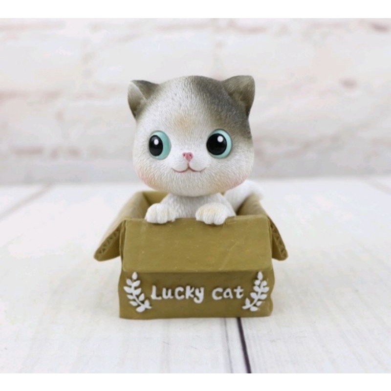 ตุ๊กตาแต่งเค้ก  แมวกล่อง  ใช้แต่งเค้ก - รูปที่ 3