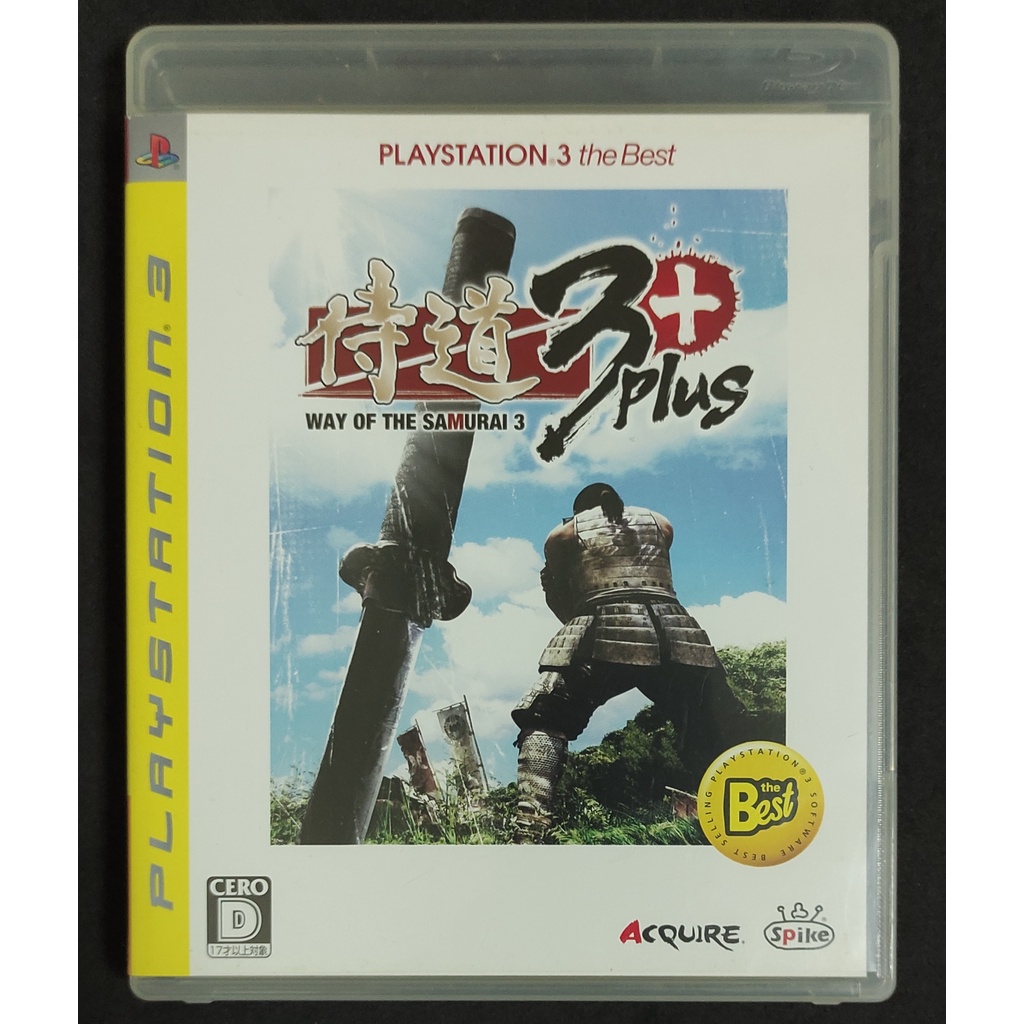Way of the Samurai 3 Plus (PlayStation 3 the Best) [Z2,JP] แผ่นแท้ PS3 มือสอง