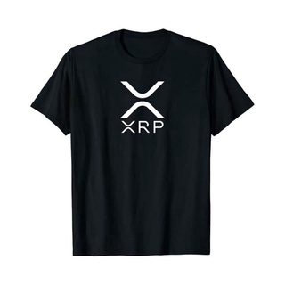 ผ้าฝ้าย 100%Xrp RIPPLE เสื้อยืด ลาย CRYPTO CURRENCY ของแท้S-3XL