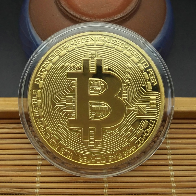 เหรียญทองอเมริกัน Bitcoin Bitcoin เหรียญที่ระลึกเหรียญเสมือน | Shopee  Thailand