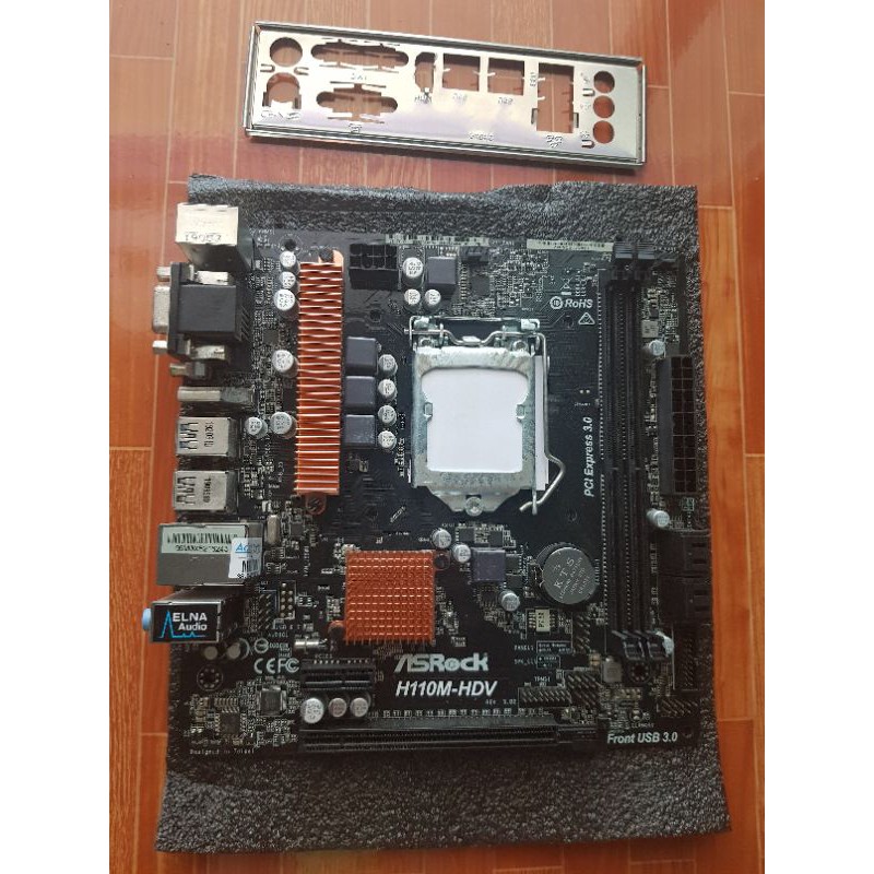 เมนบอด 1151 ASRock H110M-HDV ใช้ได้ปกติ มือสอง