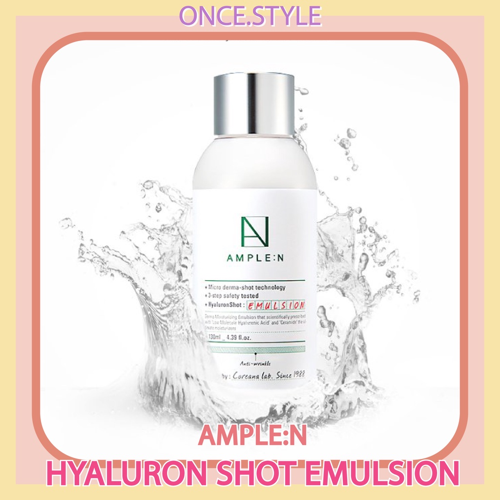 AMPLE:N HYALURON SHOT EMULSION 130ml ป้ายสคบ. แท้ 100%