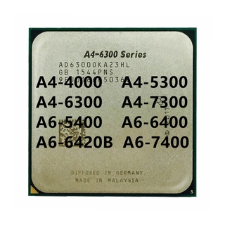ซ็อกเก็ตโปรเซสเซอร์ CPU A4-4000 A4-5300 A4-6300 A4-7300 A6-5400 A6-6400 A6-6420B A6-7400 FM2