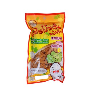 หัวไชโป้วเส้นชนิดเค็ม เจ SALTED RADISH (STRIP) 250 g