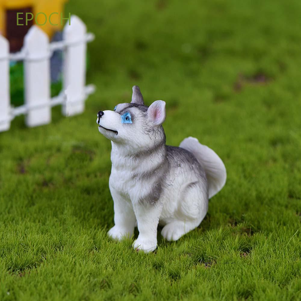 8 Piece Dollhouse Miniature Figurines - Resin Ocean Seaside Landscape Scenery & Fishing Boat Models