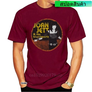 ใหม่ เสื้อยืดลําลอง แขนสั้น คอกลม ลาย Joan Jett Jett Circle สีดํา สําหรับผู้ชาย D OkodeiDiniap