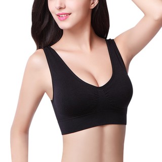 Sport bra สปอร์ตบรา ไร้โครง คุณภาพส่ง Japan กระชับเก็บเนื้อรอบตัว ผ้าใส่สบาย สีไม่ตก ไม่เสียทรง