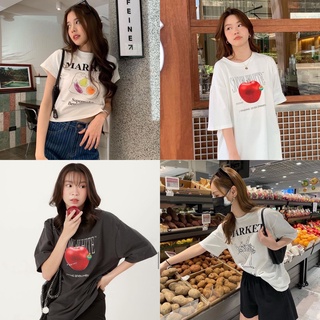 พร้อมส่งทุกลาย! stylist_shop | MARKET series by Stylist (GROCERY) top759 oversize