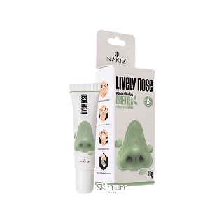 Nakiz lively nose ลอกสิวเสี้ยน นาคิส nakiz nose ถอนรากถอนโคน ครีมระเบิดสิวเสี้ยน มาร์กลอกสิวเสี้ยน ครีมสิวเสี้ยน แถมแผ่น