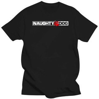 เสื้อยืดผ้าฝ้ายพิมพ์ลาย ใหม่ เสื้อยืดลําลอง แขนสั้น พิมพ์ลายโลโก้ Naughty Dog สไตล์อเมริกัน เหมาะกับงานปาร์ตี้ วิดีโอเกม