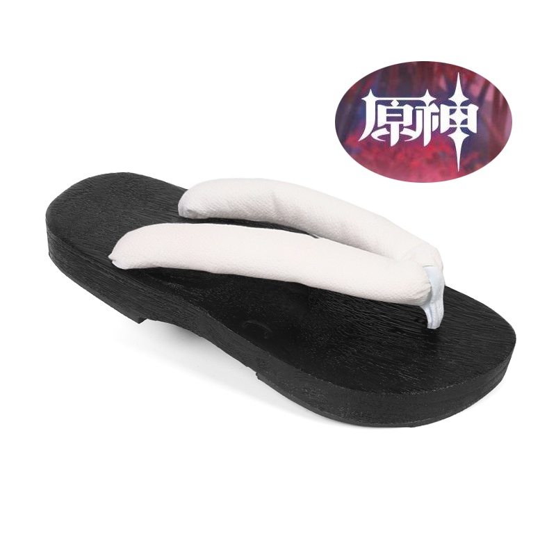 Yuanshen cos Inaba Castle Kamahara Inaba Clogs คอสเพลย์เกมอะนิเมะอุปกรณ์เสริม Props รองเท้า