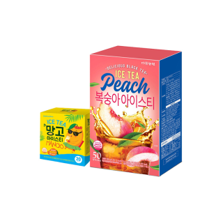 [2Size] Peach Ice Tea ชาพีชเกาหลี Danongwon Peach แพคคู่ชาพีช และแบ่งขาย ชาพีช หอม สดชื่น ชงง่าย หอมสุดๆ แพคคู่ราคาพิเศษ