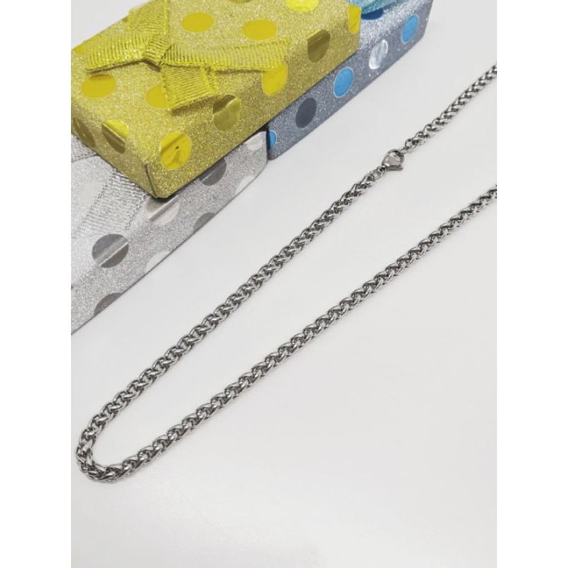 [70ซม.][4มม.]สร้อยคอจี้สแตนเลส不ity钢吊项链