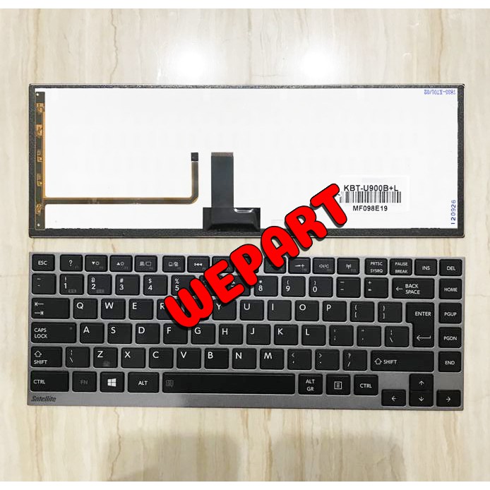 Toshiba Portege Z830 Z835 Z930 Z935 & Satellite U800 U800w U840 U845 U900 U920 U920t แป้นพิมพ์แล็ปท็