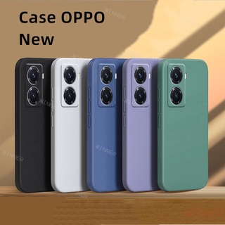 เคส OPPO A57 2022 A77S A17 A77 A76 A96 A95 A74 A55 A54 A16 โทรศัพท์ ซิลิโคนนิ่ม ขอบสี่เหลี่ยม เรียบง่าย สําหรับ ZBYT