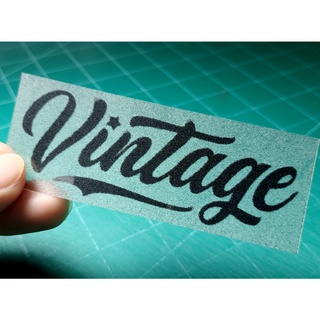 ตัวรีดติดเสื้อ ลาย Vintage รับประกันไม่หลุดลอก 2 ปี