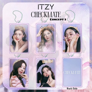 Itzy Checkmate พวงกุญแจอะคริลิคใส