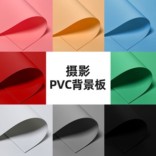 #ผ้าพื้นหลัง สําหรับถ่ายภาพ#กระดาษพื้นหลัง PVC สีขาว สีดํา สําหรับถ่ายภาพ