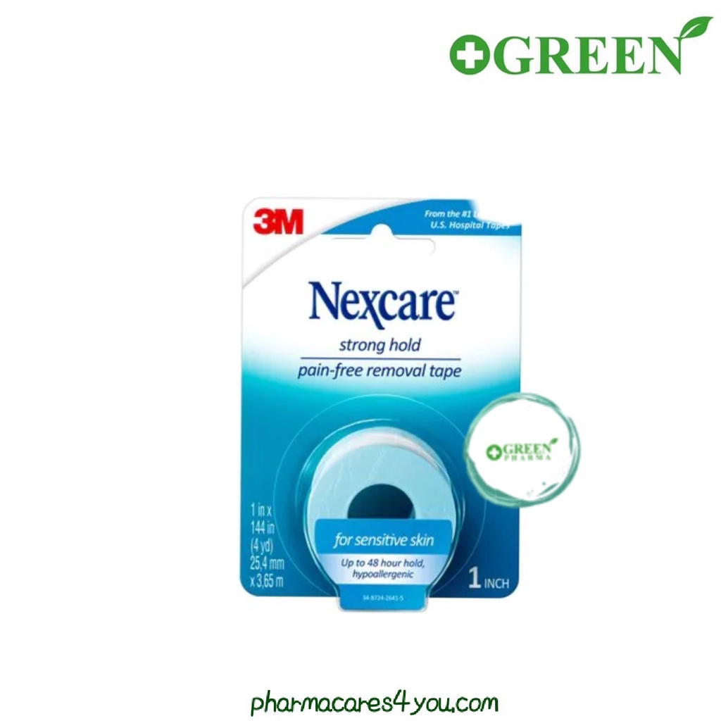 3M Nexcare sensitive skin tape เทปปิดแผล เทปปิดผ้าก๊อส