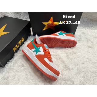 A Bathing APE Bape Shoes Star Blue (size37-45) Orange