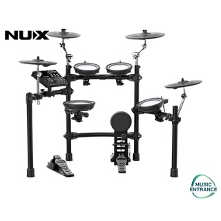 NUX DM-7 Digital Drum Kit | กลองไฟฟ้า กลองชุดไฟฟ้า DM7 การดีไซน์หนังกลองเป็นตาข่าย พร้อมกับฟังก์ชัน Coaching