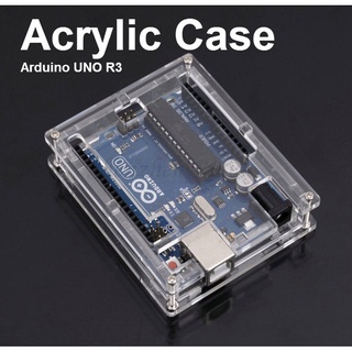 กล่องใส่ UNO R3 UNO R3 Acrylic UNO Case Box for arduino (ไม่รวม Arduino UNO)