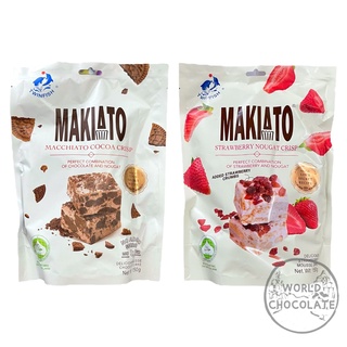 Twinfish Makiato Macchiato Cocoa/Strawberry Crisp บิสกิตนุ่มมูสครีม 2 รสชาติ