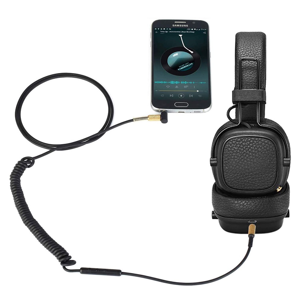 สายเคเบิลไมโครโฟนเสียง 3.5 มม. สําหรับ Marshall Major 2 3 4 Monitor Mid A.N.C